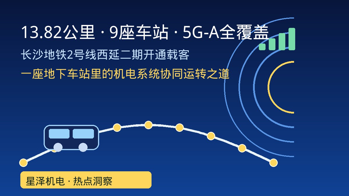 13.82公里、9座车站、5G-A全覆盖！长沙地铁2号线西延二期开明载客：一座地下车站里，透风空调、牵引供电、防灾分散等十余个机电系统若何协同运行