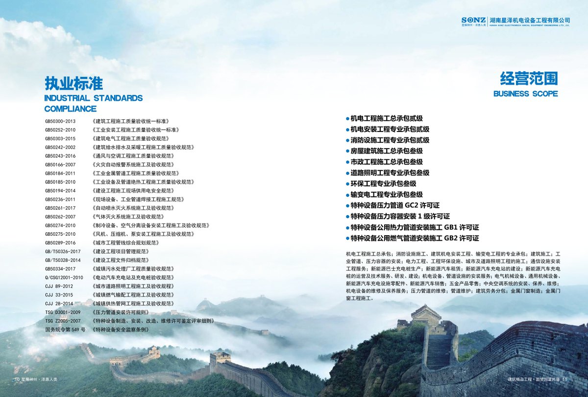 Betway必威机电公司彩页 第6页/共13页